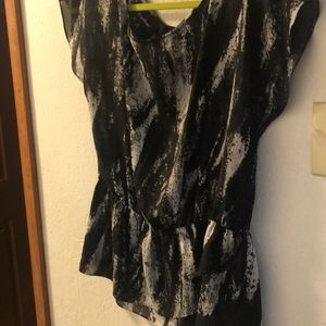 Evan-Picone blk/Whie tunic